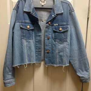 Wrangler Heritage Cutoff Jean Jacket - Two Toned